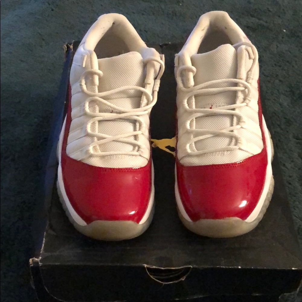 COPY - Jordan Xi Low White / Red Mens Size 7